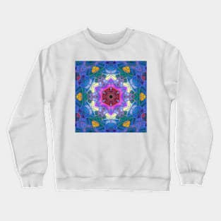 Mosaic Mandala Flower Crewneck Sweatshirt